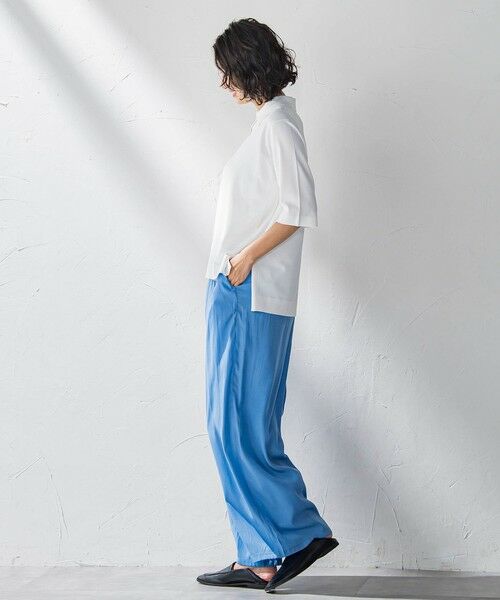 la.f...(大きいサイズ) / ラ・エフ(おおきいサイズ) ニット・セーター | 【大きいサイズ】襟付きニット≪手洗い可能≫ | 詳細6