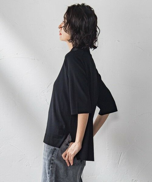 la.f...(大きいサイズ) / ラ・エフ(おおきいサイズ) ニット・セーター | 【大きいサイズ】襟付きニット≪手洗い可能≫ | 詳細12