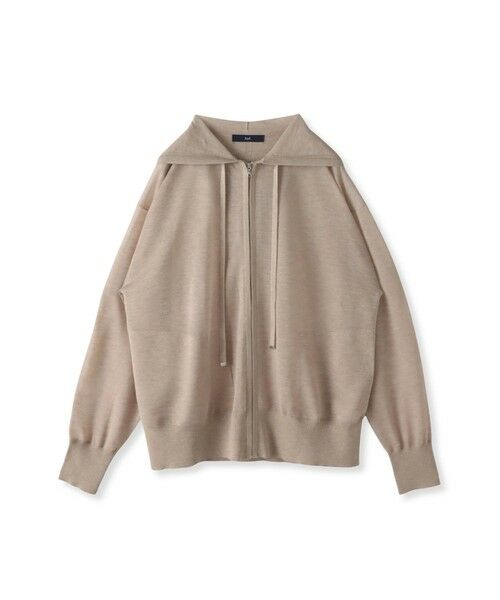 la.f...(大きいサイズ) / ラ・エフ(おおきいサイズ) ニット・セーター | 【大きいサイズ】シアーラメニットパーカー≪手洗い可能≫ | 詳細14