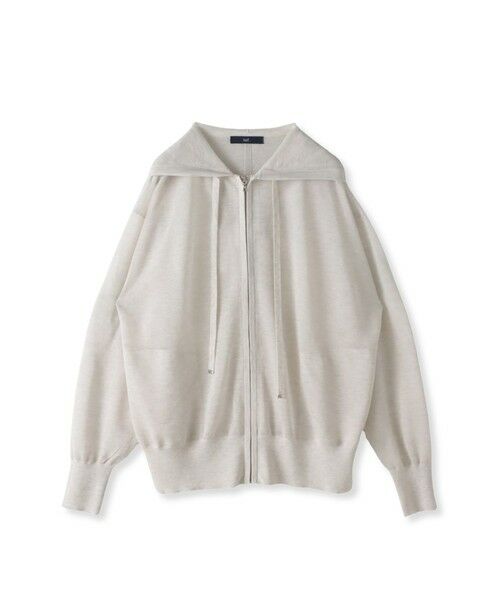 la.f...(大きいサイズ) / ラ・エフ(おおきいサイズ) ニット・セーター | 【大きいサイズ】シアーラメニットパーカー≪手洗い可能≫ | 詳細30