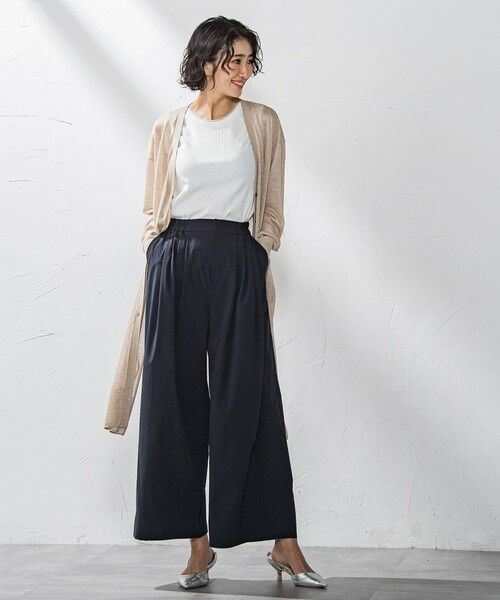 la.f...(大きいサイズ) / ラ・エフ(おおきいサイズ) カーディガン・ボレロ | 【大きいサイズ】シアーラメニット≪手洗い可能≫ | 詳細12