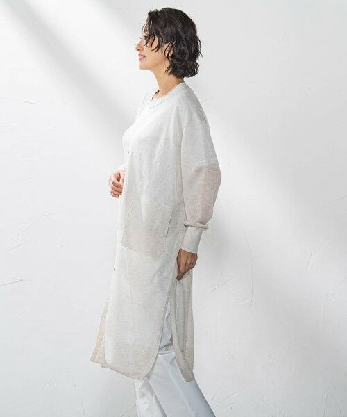 la.f...(大きいサイズ) / ラ・エフ(おおきいサイズ) カーディガン・ボレロ | 【大きいサイズ】シアーラメニット≪手洗い可能≫ | 詳細17