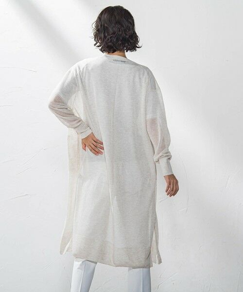 la.f...(大きいサイズ) / ラ・エフ(おおきいサイズ) カーディガン・ボレロ | 【大きいサイズ】シアーラメニット≪手洗い可能≫ | 詳細18