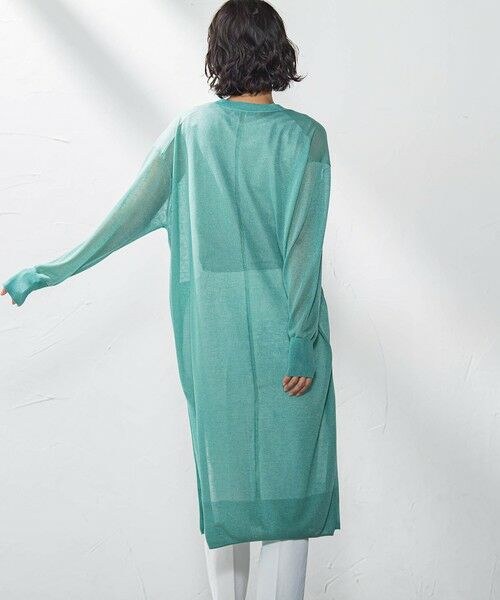 la.f...(大きいサイズ) / ラ・エフ(おおきいサイズ) カーディガン・ボレロ | 【大きいサイズ】シアーラメニット≪手洗い可能≫ | 詳細27