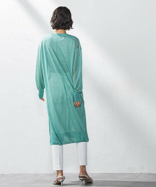 la.f...(大きいサイズ) / ラ・エフ(おおきいサイズ) カーディガン・ボレロ | 【大きいサイズ】シアーラメニット≪手洗い可能≫ | 詳細30