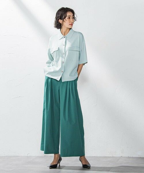 la.f...(大きいサイズ) / ラ・エフ(おおきいサイズ) ニット・セーター | 【大きいサイズ】ポケット付き襟ニット≪手洗い可能≫ | 詳細16