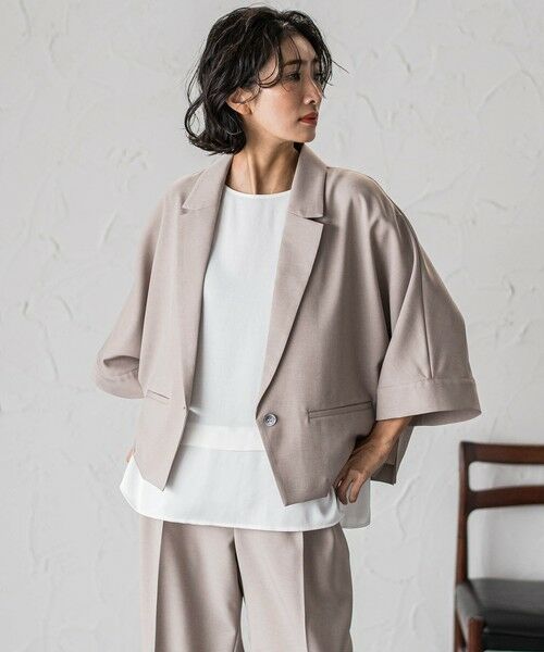 la.f...(大きいサイズ) / ラ・エフ(おおきいサイズ) シャツ・ブラウス | 【大きいサイズ】【旅楽シリーズ】”シワレス”Tブラウス≪洗濯機で洗える≫ | 詳細6