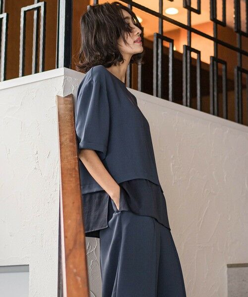 la.f...(大きいサイズ) / ラ・エフ(おおきいサイズ) シャツ・ブラウス | 【大きいサイズ】【旅楽シリーズ】”シワレス”Tブラウス≪洗濯機で洗える≫ | 詳細19