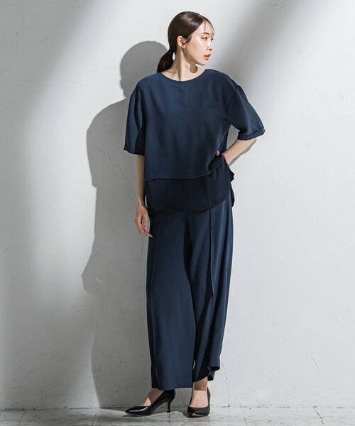 la.f...(大きいサイズ) / ラ・エフ(おおきいサイズ) シャツ・ブラウス | 【大きいサイズ】【旅楽シリーズ】”シワレス”Tブラウス≪洗濯機で洗える≫ | 詳細26