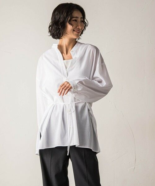 la.f...(大きいサイズ) / ラ・エフ(おおきいサイズ) シャツ・ブラウス | 【大きいサイズ】【biyori】シアーシャツ≪洗濯機で洗える≫ | 詳細1