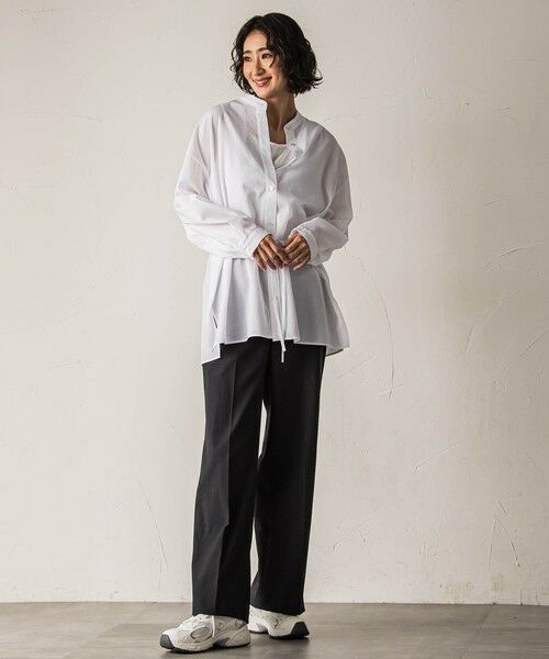 la.f...(大きいサイズ) / ラ・エフ(おおきいサイズ) シャツ・ブラウス | 【大きいサイズ】【biyori】シアーシャツ≪洗濯機で洗える≫ | 詳細4