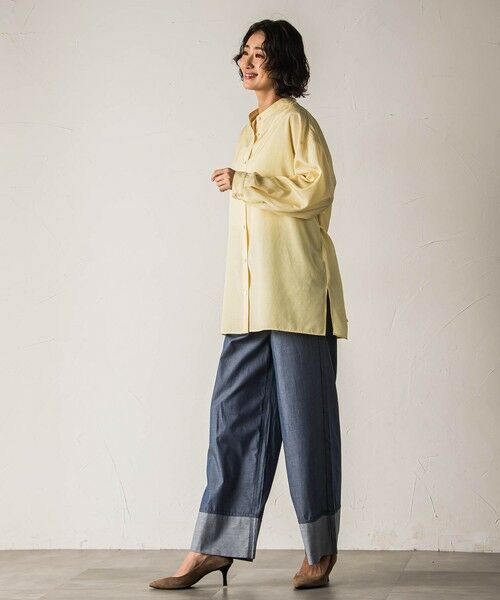 la.f...(大きいサイズ) / ラ・エフ(おおきいサイズ) シャツ・ブラウス | 【大きいサイズ】【biyori】シアーシャツ≪洗濯機で洗える≫ | 詳細18