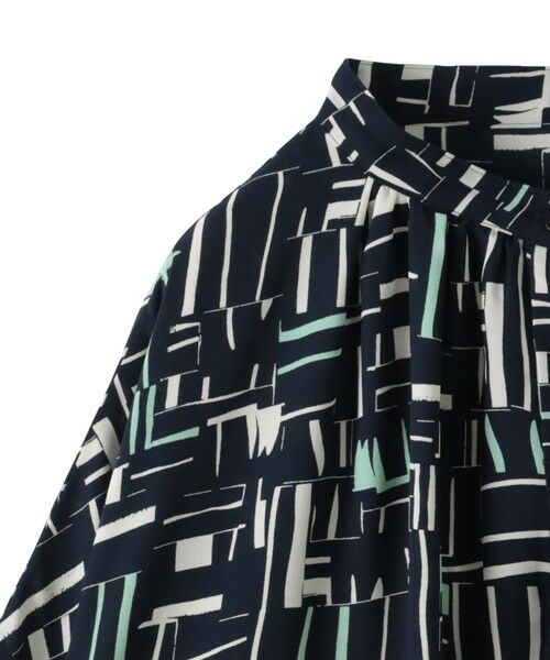 la.f...(大きいサイズ) / ラ・エフ(おおきいサイズ) シャツ・ブラウス | 【大きいサイズ】幾何柄ブラウス≪洗濯機で洗える≫ | 詳細20