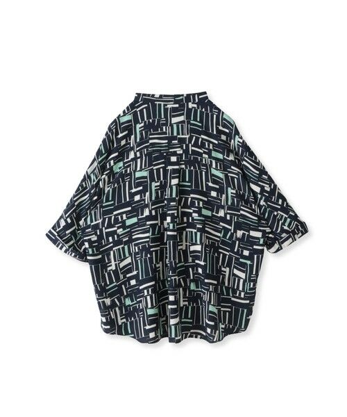 la.f...(大きいサイズ) / ラ・エフ(おおきいサイズ) シャツ・ブラウス | 【大きいサイズ】幾何柄ブラウス≪洗濯機で洗える≫ | 詳細25