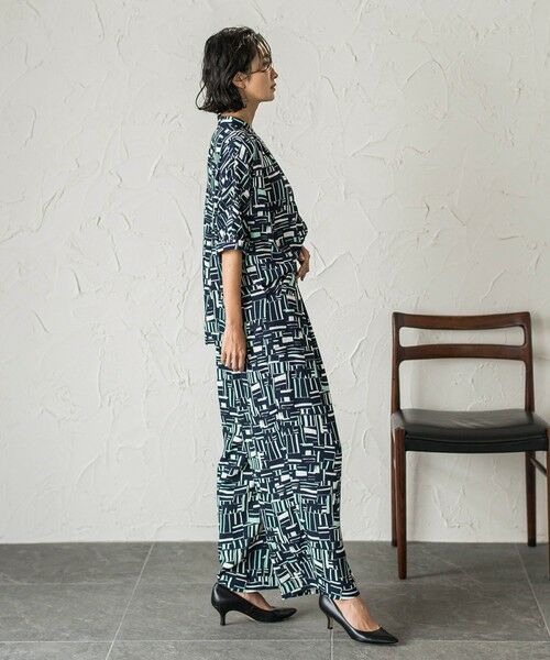 la.f...(大きいサイズ) / ラ・エフ(おおきいサイズ) シャツ・ブラウス | 【大きいサイズ】幾何柄ブラウス≪洗濯機で洗える≫ | 詳細17