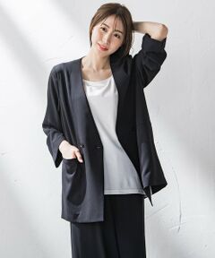 la.f...(大きいサイズ) / ラ・エフ(おおきいサイズ) テーラードジャケット | 【大きいサイズ】キレリジャケット≪手洗い可能≫