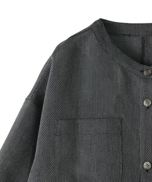 la.f...(大きいサイズ) / ラ・エフ(おおきいサイズ) テーラードジャケット | 【大きいサイズ】シャンブレーメッシュブルゾン≪手洗い可能≫ | 詳細9