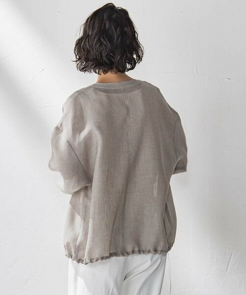 la.f...(大きいサイズ) / ラ・エフ(おおきいサイズ) テーラードジャケット | 【大きいサイズ】シャンブレーメッシュブルゾン≪手洗い可能≫ | 詳細18