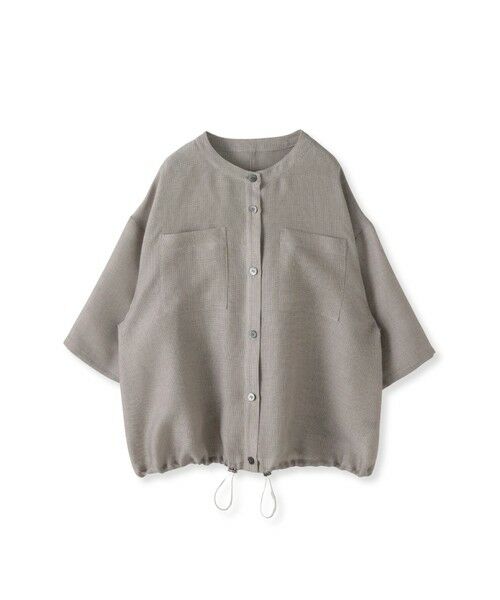 la.f...(大きいサイズ) / ラ・エフ(おおきいサイズ) テーラードジャケット | 【大きいサイズ】シャンブレーメッシュブルゾン≪手洗い可能≫ | 詳細24