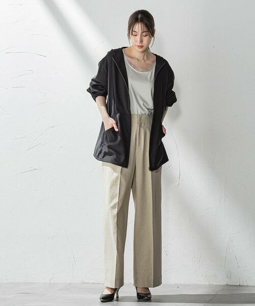 la.f...(大きいサイズ) / ラ・エフ(おおきいサイズ) テーラードジャケット | 【大きいサイズ】梅雨時期も安心、撥水パーカー≪洗濯機で洗える≫ | 詳細4