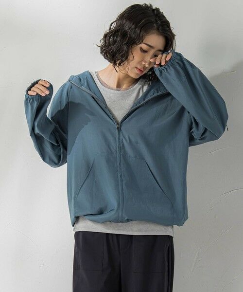 la.f...(大きいサイズ) / ラ・エフ(おおきいサイズ) テーラードジャケット | 【大きいサイズ】梅雨時期も安心、撥水パーカー≪洗濯機で洗える≫ | 詳細8