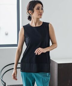 la.f...(大きいサイズ) / ラ・エフ(おおきいサイズ) キャミソール・チューブトップ | 【大きいサイズ】切り替えタンク≪洗濯機で洗える≫