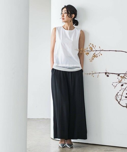 la.f...(大きいサイズ) / ラ・エフ(おおきいサイズ) キャミソール・チューブトップ | 【大きいサイズ】切り替えタンク≪洗濯機で洗える≫ | 詳細4