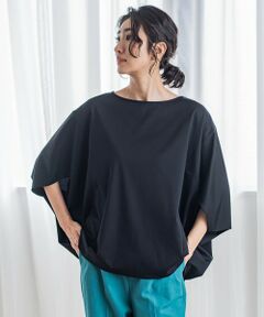 la.f...(大きいサイズ) / ラ・エフ(おおきいサイズ) カットソー | 【大きいサイズ】ハリプルジャージカットソー≪洗濯機で洗える≫