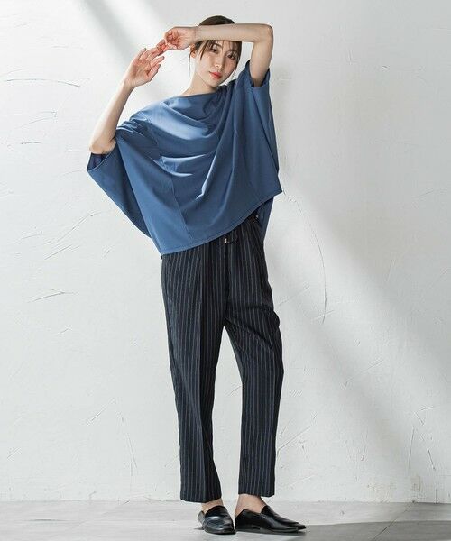 la.f...(大きいサイズ) / ラ・エフ(おおきいサイズ) カットソー | 【大きいサイズ】ハリプルジャージカットソー≪洗濯機で洗える≫ | 詳細17