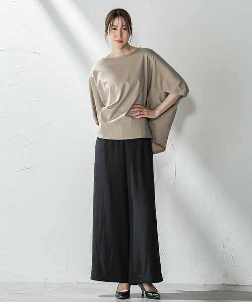 la.f...(大きいサイズ) / ラ・エフ(おおきいサイズ) カットソー | 【大きいサイズ】ハリプルジャージカットソー≪洗濯機で洗える≫ | 詳細22