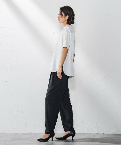 la.f...(大きいサイズ) / ラ・エフ(おおきいサイズ) その他パンツ | 【大きいサイズ】キレリテーパードパンツ≪洗濯機で洗える≫ | 詳細8