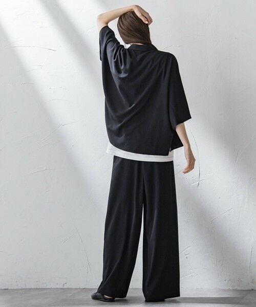 la.f...(大きいサイズ) / ラ・エフ(おおきいサイズ) その他パンツ | 【大きいサイズ】キレリワイドパンツ≪洗濯機で洗える≫ | 詳細12