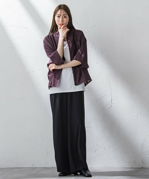 la.f...(大きいサイズ) / ラ・エフ(おおきいサイズ) その他パンツ | 【大きいサイズ】キレリワイドパンツ≪洗濯機で洗える≫ | 詳細13