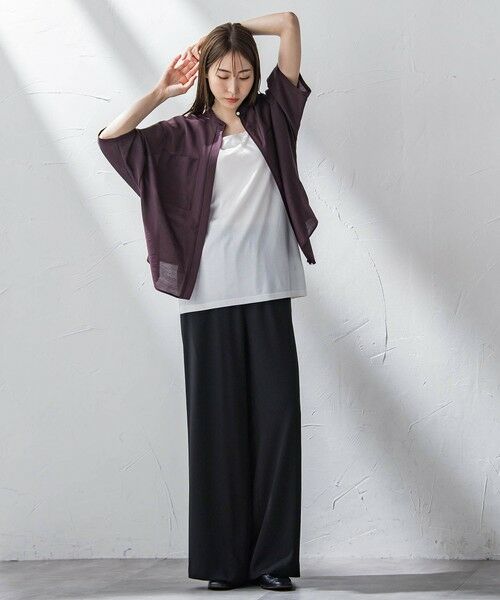 la.f...(大きいサイズ) / ラ・エフ(おおきいサイズ) その他パンツ | 【大きいサイズ】キレリワイドパンツ≪洗濯機で洗える≫ | 詳細14