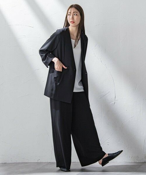 la.f...(大きいサイズ) / ラ・エフ(おおきいサイズ) その他パンツ | 【大きいサイズ】キレリワイドパンツ≪洗濯機で洗える≫ | 詳細17