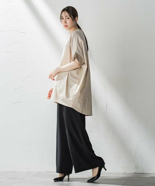 la.f...(大きいサイズ) / ラ・エフ(おおきいサイズ) その他パンツ | 【大きいサイズ】キレリワイドパンツ≪洗濯機で洗える≫ | 詳細7