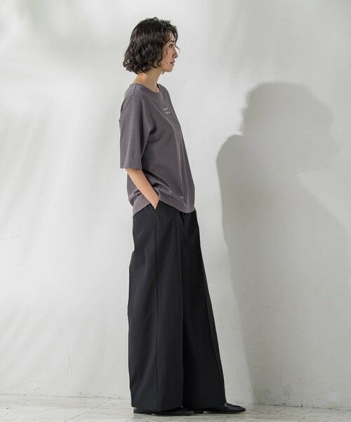 la.f...(大きいサイズ) / ラ・エフ(おおきいサイズ) その他パンツ | 【大きいサイズ】ドライシャンタンワイドパンツ≪洗濯機で洗える≫ | 詳細2