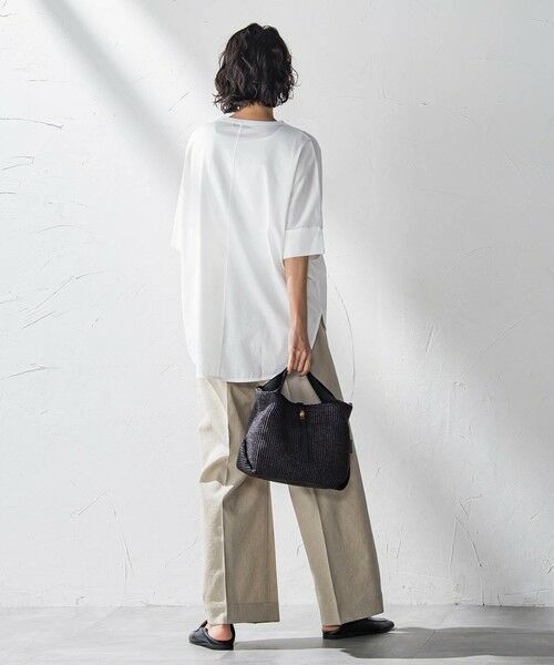 la.f...(大きいサイズ) / ラ・エフ(おおきいサイズ) その他パンツ | 【大きいサイズ】ドライシャンタンワイドパンツ≪洗濯機で洗える≫ | 詳細22