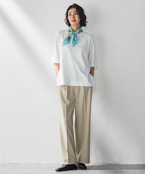 la.f...(大きいサイズ) / ラ・エフ(おおきいサイズ) その他パンツ | 【大きいサイズ】ドライシャンタンワイドパンツ≪洗濯機で洗える≫ | 詳細27