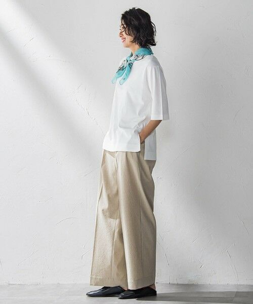la.f...(大きいサイズ) / ラ・エフ(おおきいサイズ) その他パンツ | 【大きいサイズ】ドライシャンタンワイドパンツ≪洗濯機で洗える≫ | 詳細28