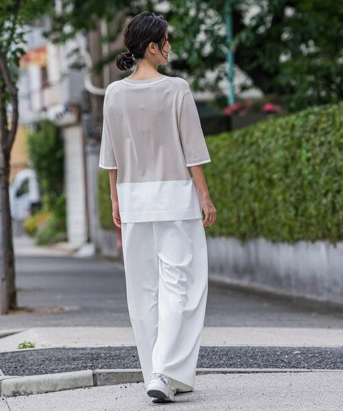 la.f...(大きいサイズ) / ラ・エフ(おおきいサイズ) その他パンツ | 【大きいサイズ】パッチポケットワイドパンツ≪洗濯機で洗える≫ | 詳細16