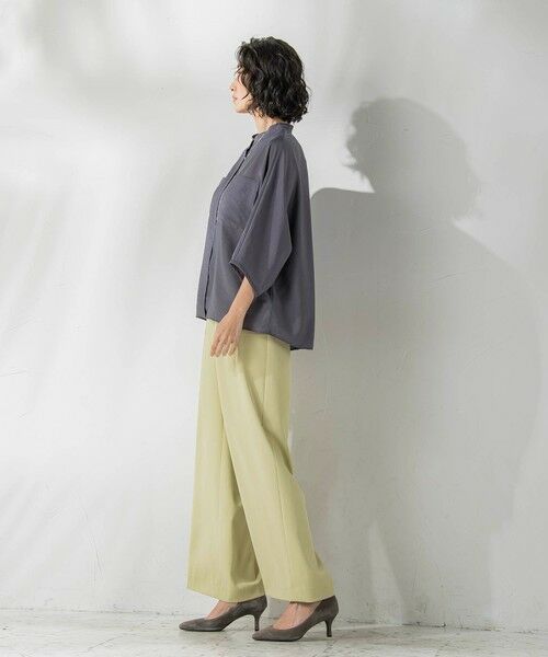 la.f...(大きいサイズ) / ラ・エフ(おおきいサイズ) その他パンツ | 【大きいサイズ】パッチポケットワイドパンツ≪洗濯機で洗える≫ | 詳細19