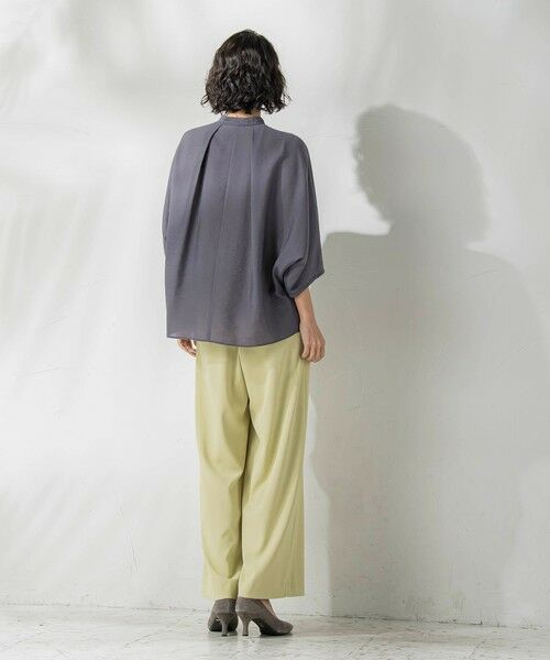 la.f...(大きいサイズ) / ラ・エフ(おおきいサイズ) その他パンツ | 【大きいサイズ】パッチポケットワイドパンツ≪洗濯機で洗える≫ | 詳細20