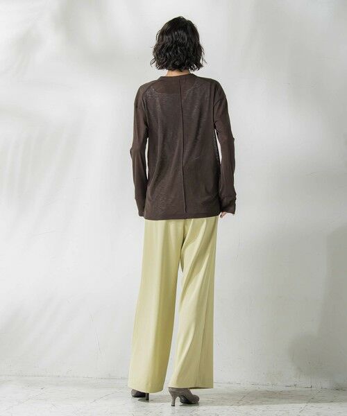 la.f...(大きいサイズ) / ラ・エフ(おおきいサイズ) その他パンツ | 【大きいサイズ】パッチポケットワイドパンツ≪洗濯機で洗える≫ | 詳細24