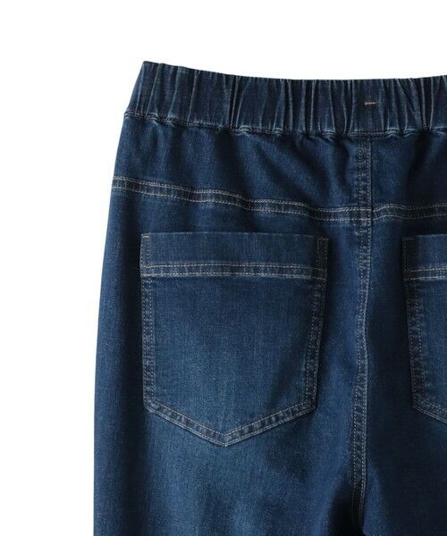 la.f...(大きいサイズ) / ラ・エフ(おおきいサイズ) デニムパンツ | 【大きいサイズ】【biyori】""しゃがんでも走っても、ノンストレス""デニムレギパン≪洗濯機で洗える≫ | 詳細26