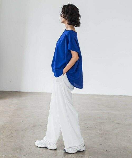 la.f...(大きいサイズ) / ラ・エフ(おおきいサイズ) その他パンツ | 【WEB限定/大きいサイズ】ハイテンションワイドパンツ≪洗濯機で洗える≫ | 詳細14