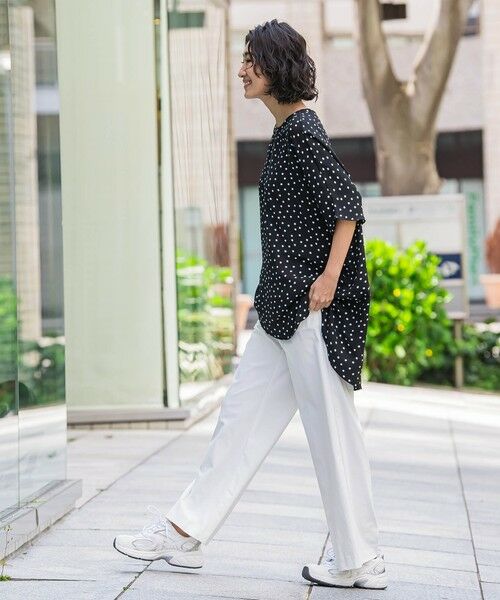 la.f...(大きいサイズ) / ラ・エフ(おおきいサイズ) その他パンツ | 【WEB限定/大きいサイズ】ハイテンションワイドパンツ≪洗濯機で洗える≫ | 詳細26