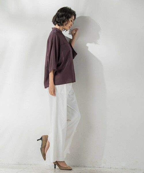 la.f...(大きいサイズ) / ラ・エフ(おおきいサイズ) その他パンツ | 【WEB限定/大きいサイズ】ハイテンションワイドパンツ≪洗濯機で洗える≫ | 詳細8