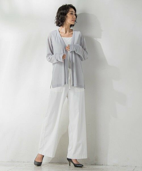 la.f...(大きいサイズ) / ラ・エフ(おおきいサイズ) その他パンツ | 【WEB限定/大きいサイズ】ハイテンションワイドパンツ≪洗濯機で洗える≫ | 詳細9