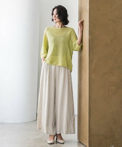 la.f...(大きいサイズ) / ラ・エフ(おおきいサイズ) ニット・セーター | 【大きいサイズ】メッシュニット≪手洗い可能≫ | 詳細7